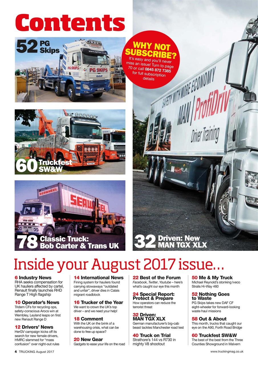 Trucking Magazine Preview Pages
