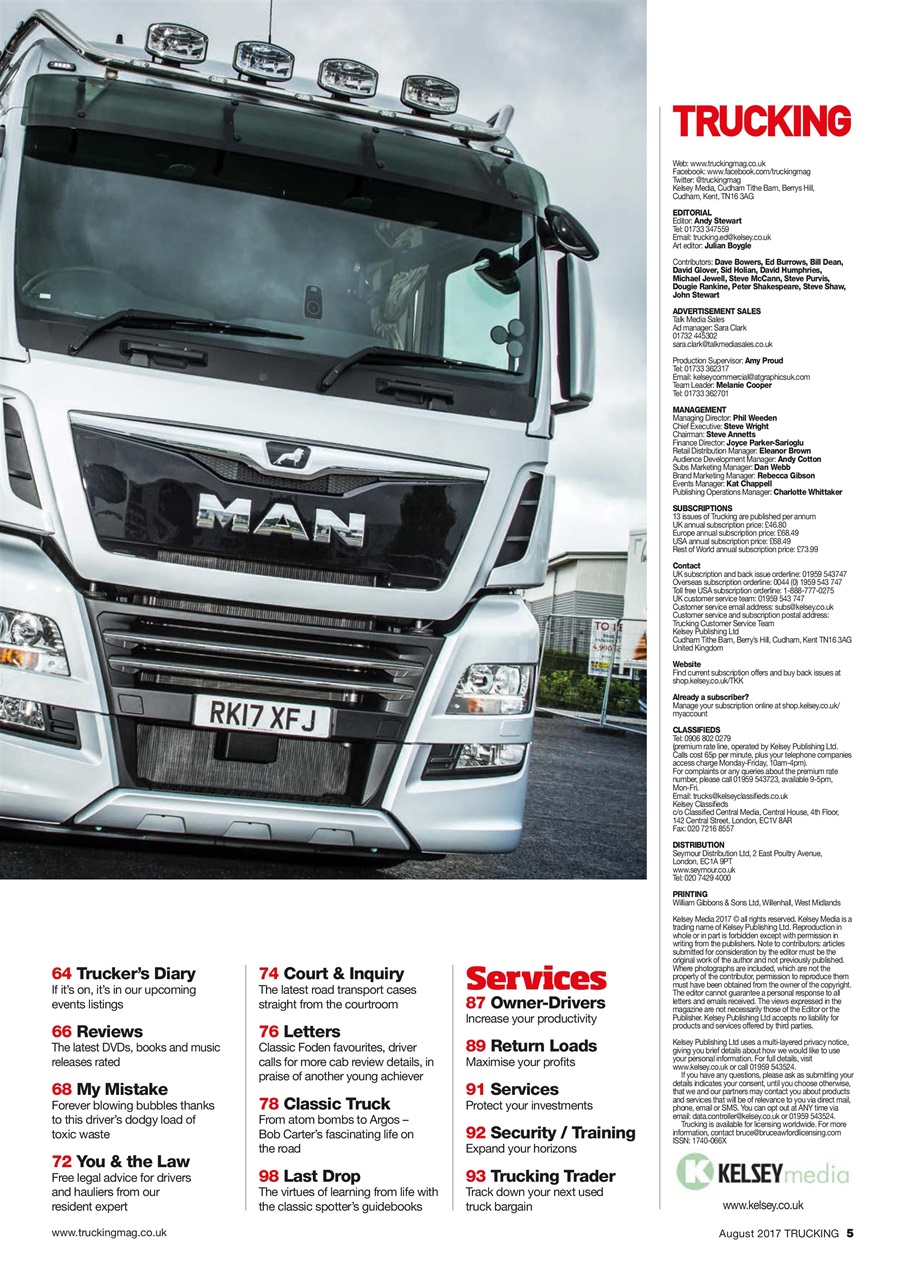 Trucking Magazine Preview Pages