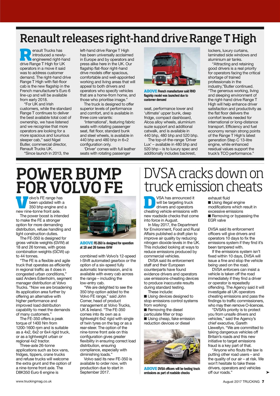Trucking Magazine Preview Pages
