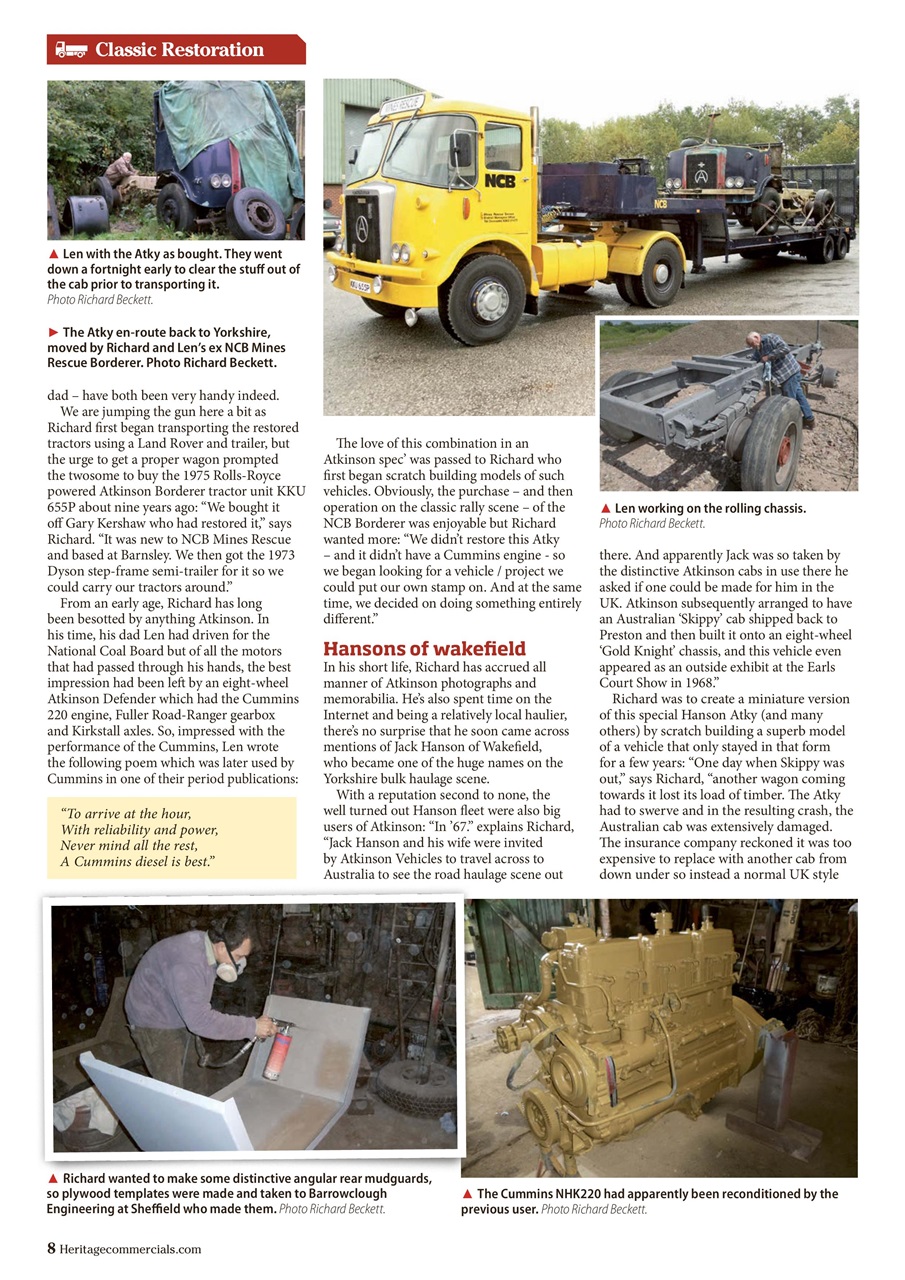 Heritage Commercials Magazine Preview Pages