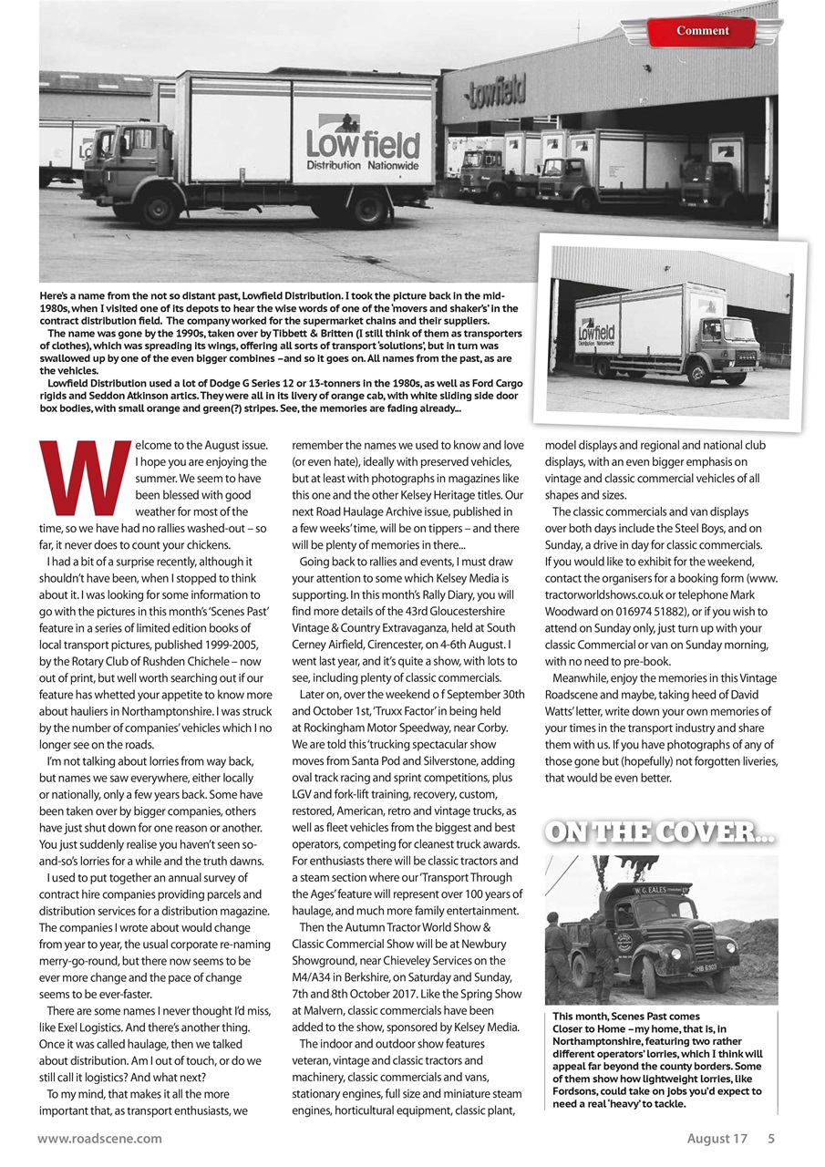 Vintage Roadscene Preview Pages