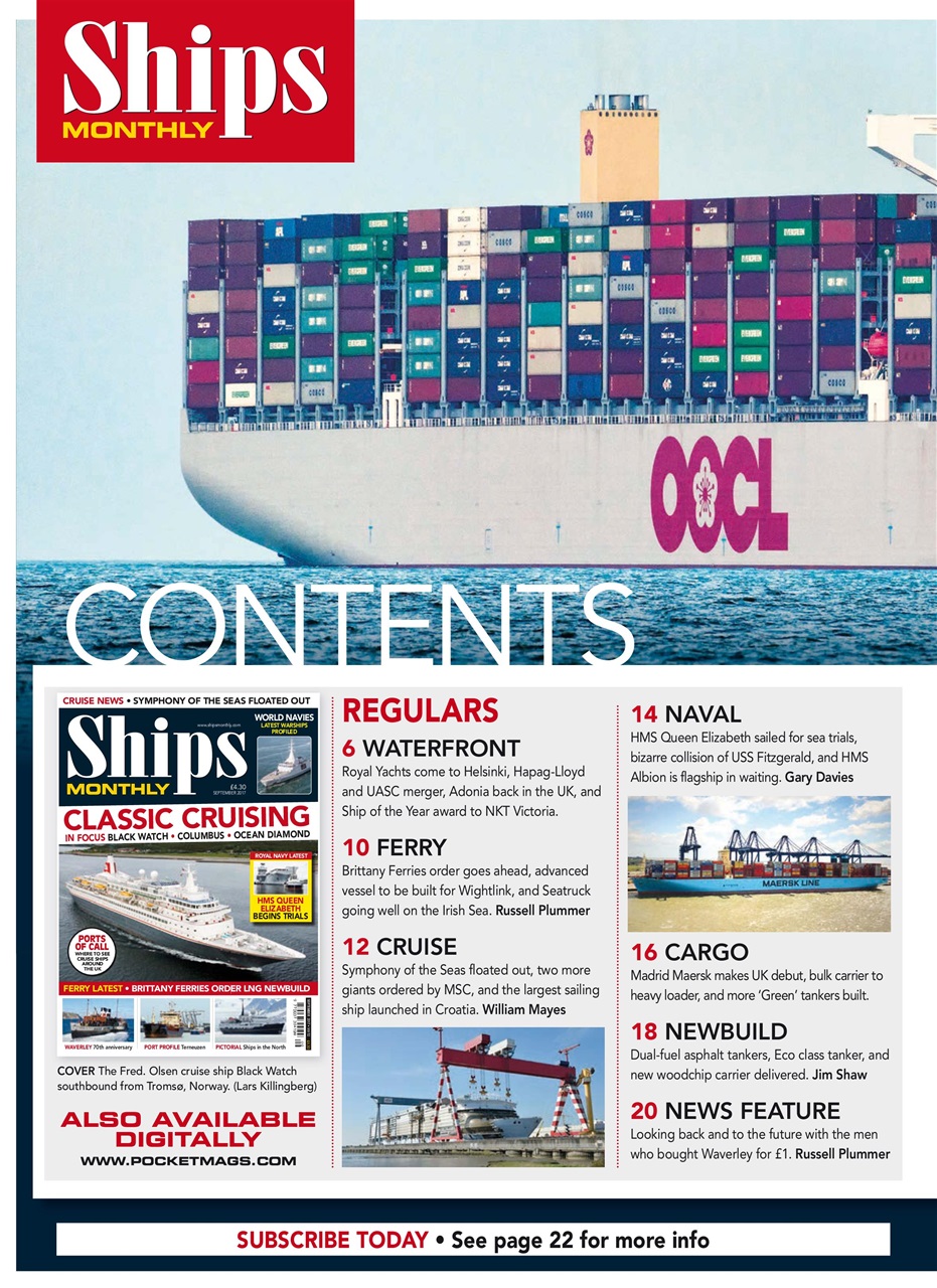 Ships Monthly Preview Pages