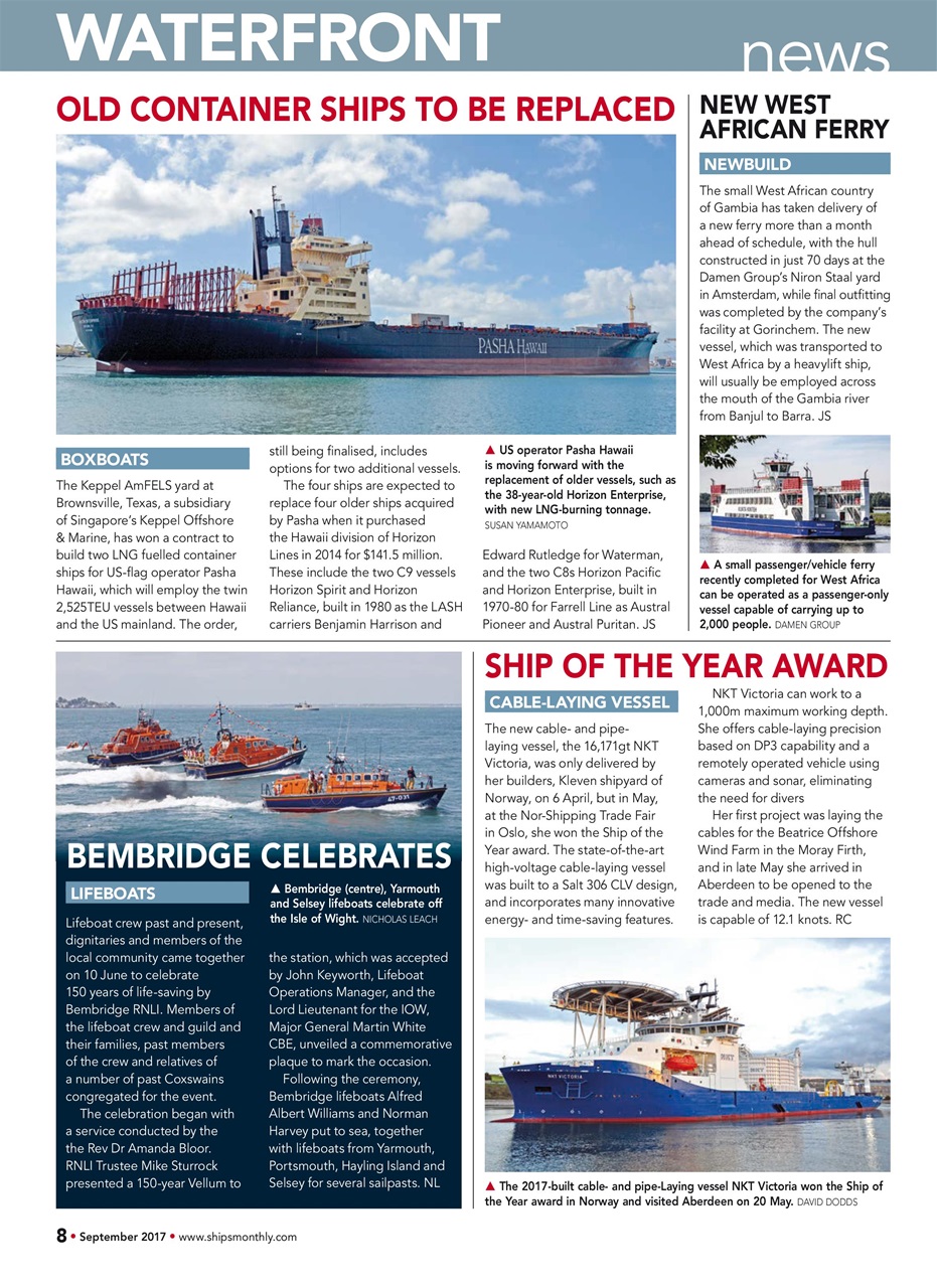 Ships Monthly Preview Pages