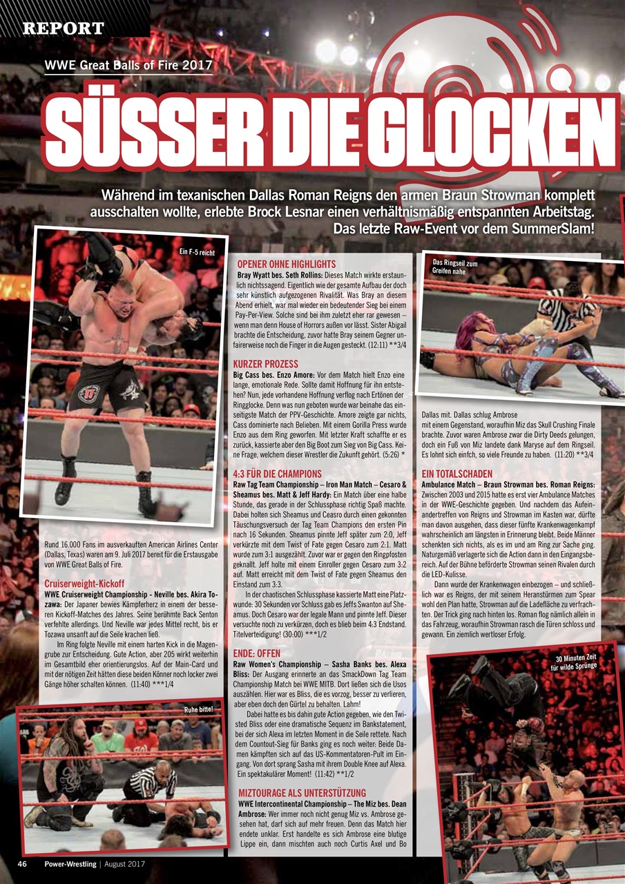 Power-Wrestling Preview Pages