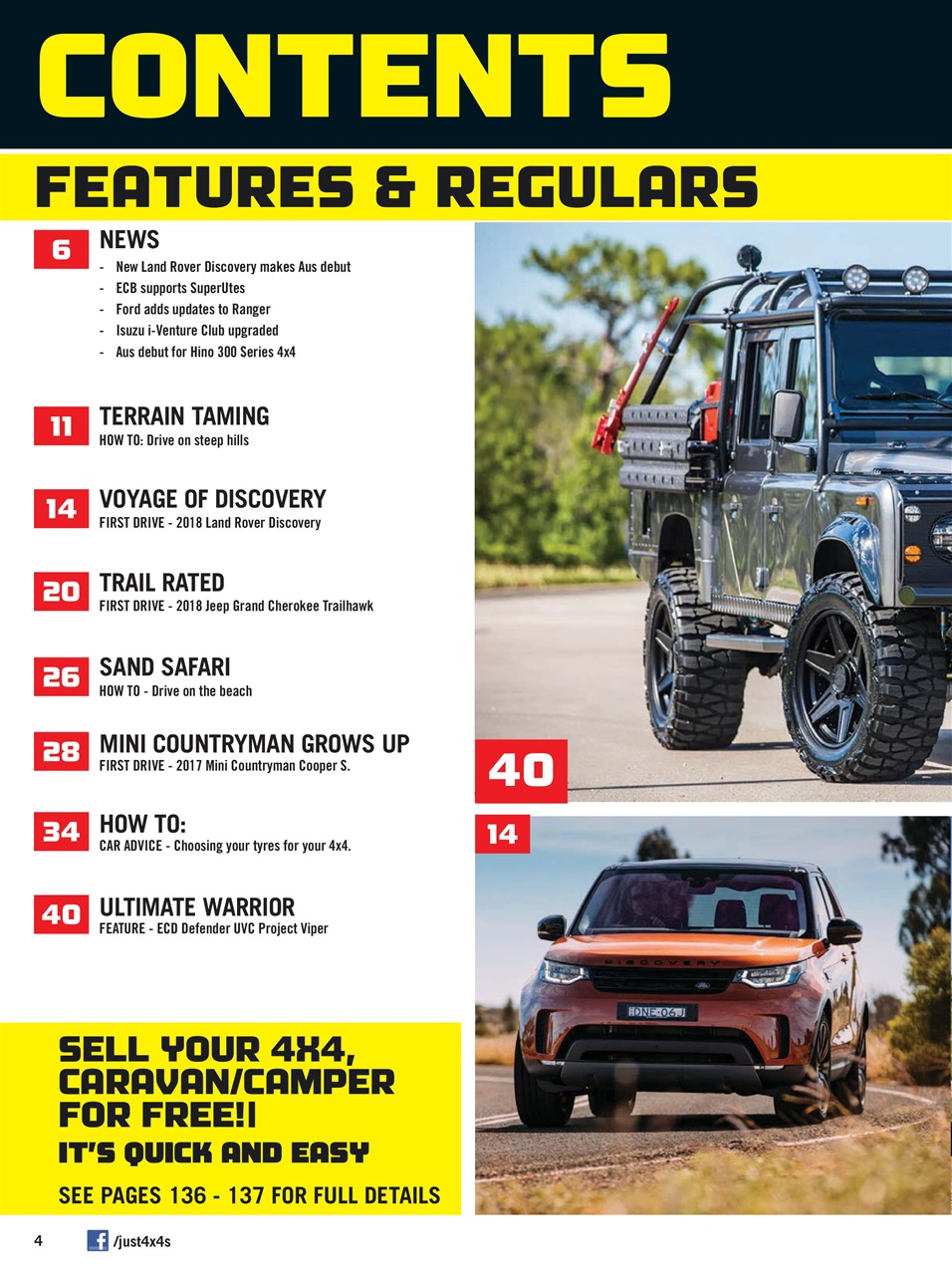 JUST 4X4S Preview Pages