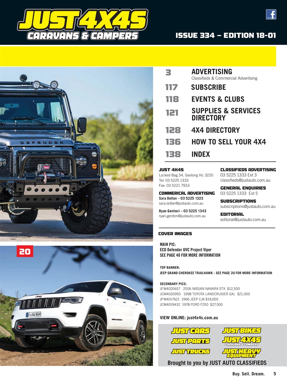 JUST 4X4S Preview Pages
