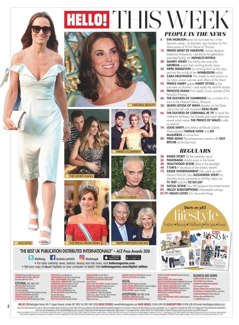 Hello! Magazine Preview Pages