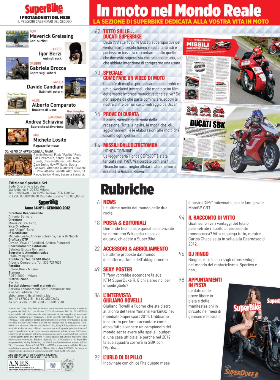Superbike Italia Preview Pages
