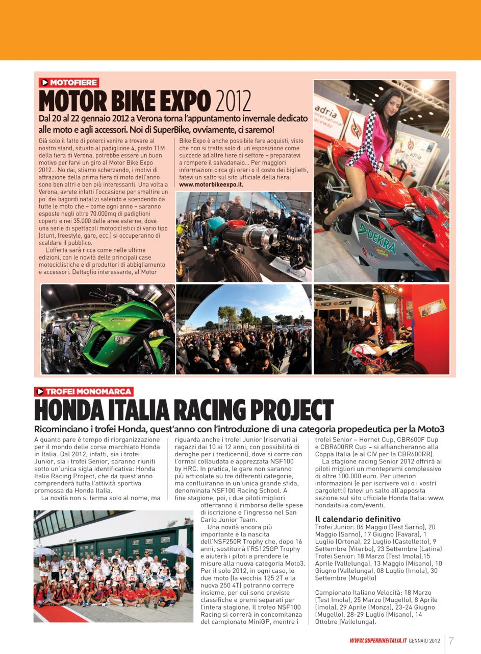 Superbike Italia Preview Pages