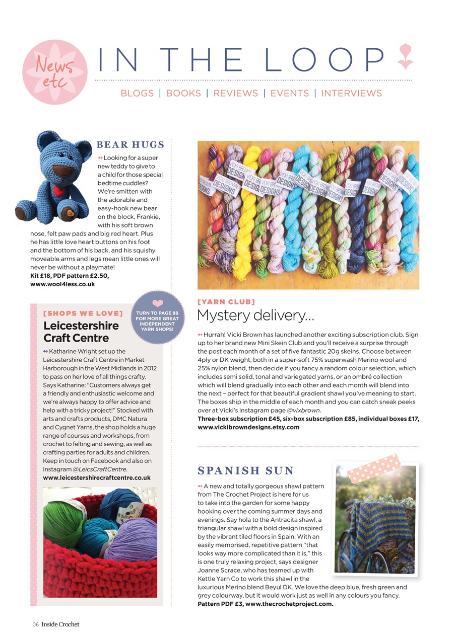 Inside Crochet Preview Pages