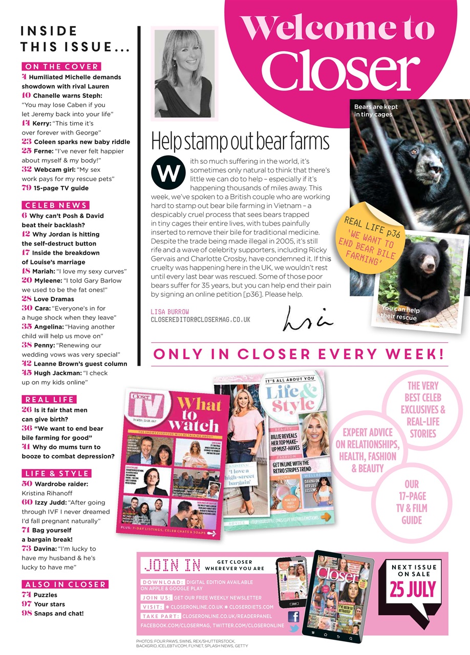 Closer Preview Pages