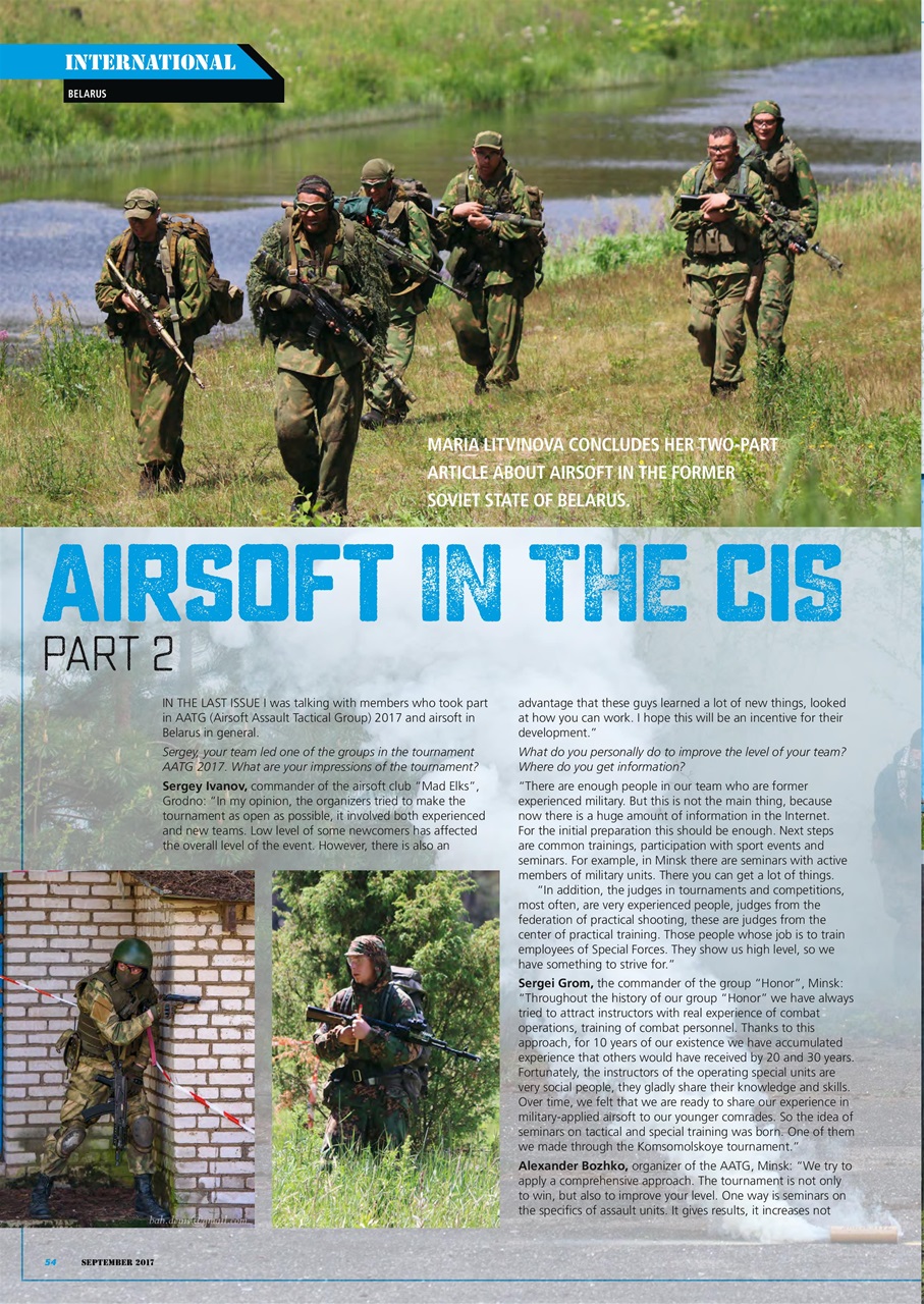Airsoft Action Preview Pages