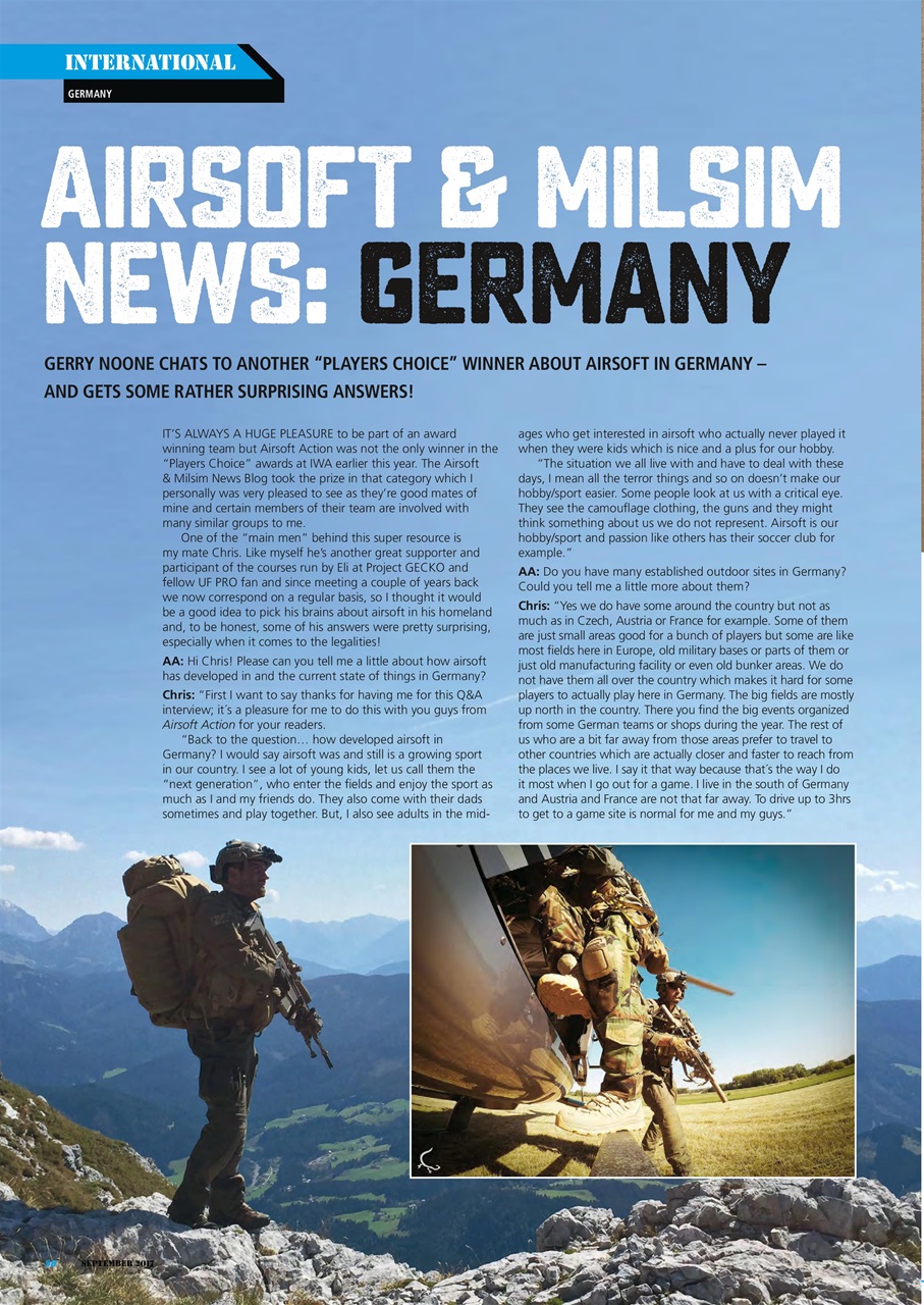 Airsoft Action Preview Pages