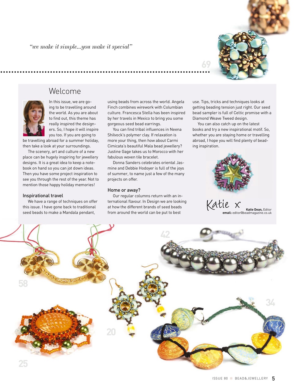 Bead & Jewellery Magazine Preview Pages