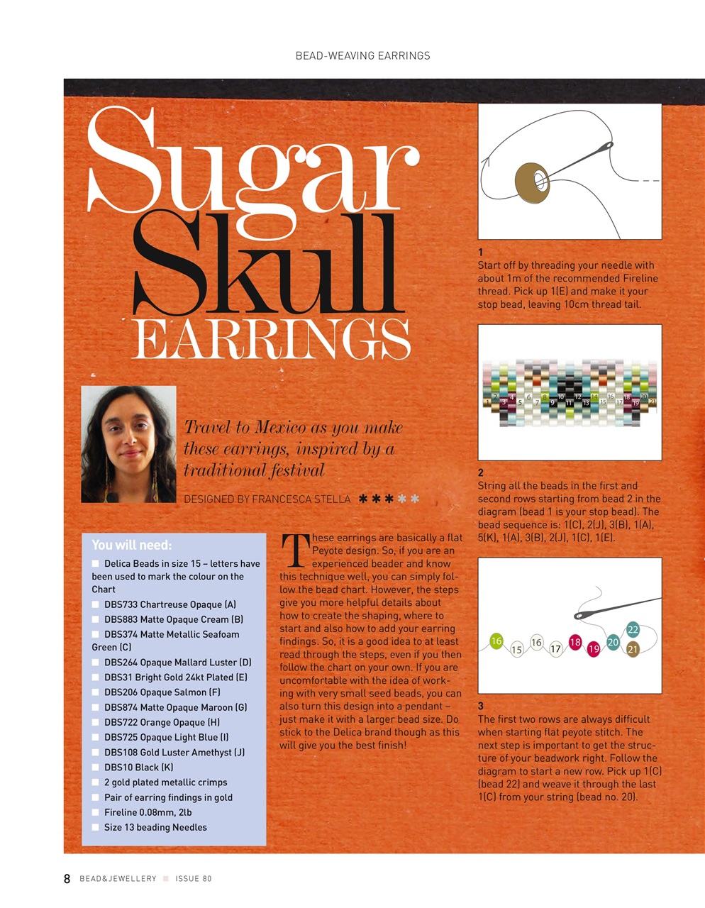 Bead & Jewellery Magazine Preview Pages
