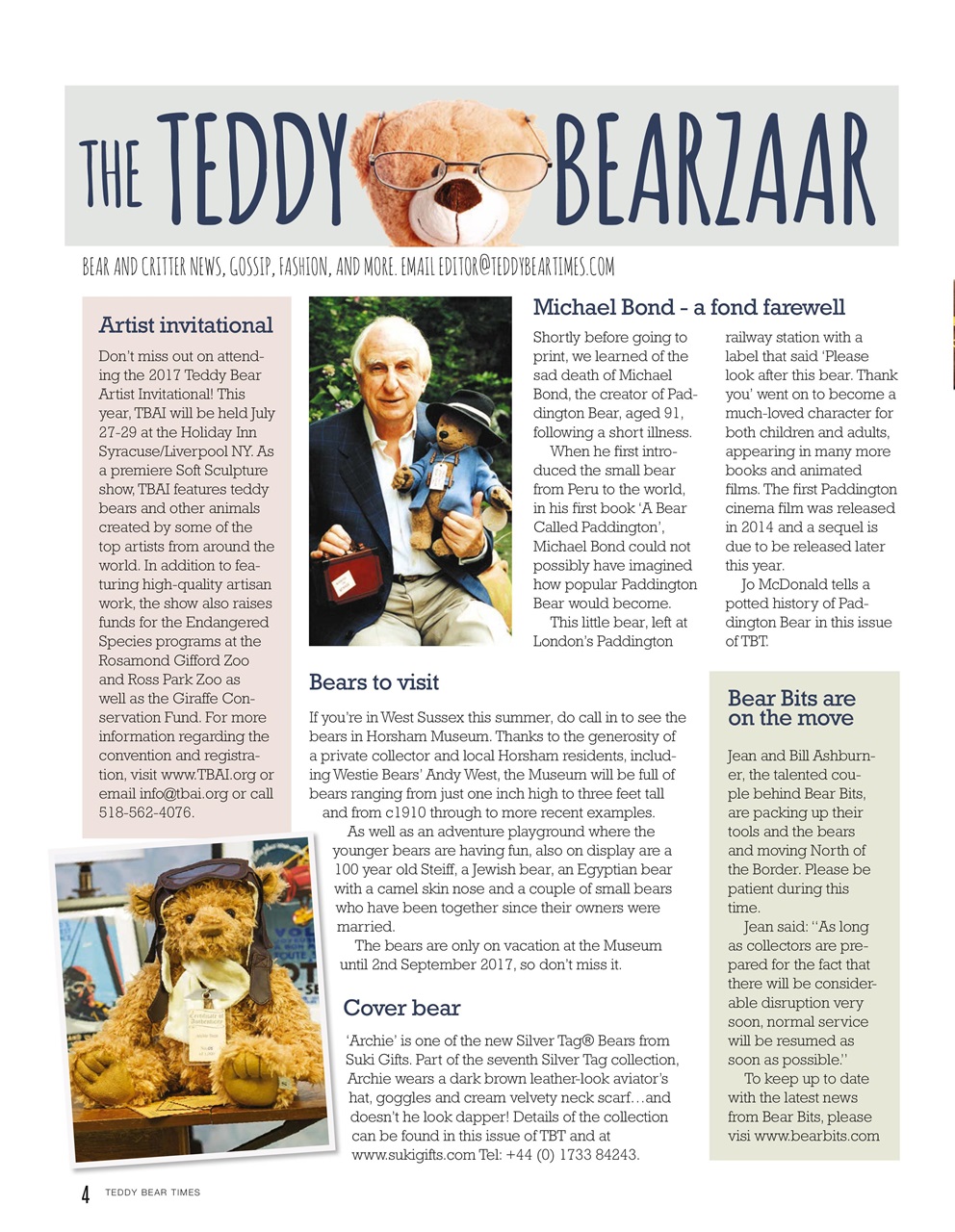 Teddy Bear Times Preview Pages