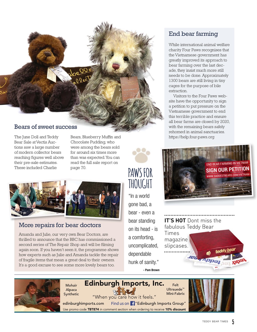 Teddy Bear Times Preview Pages