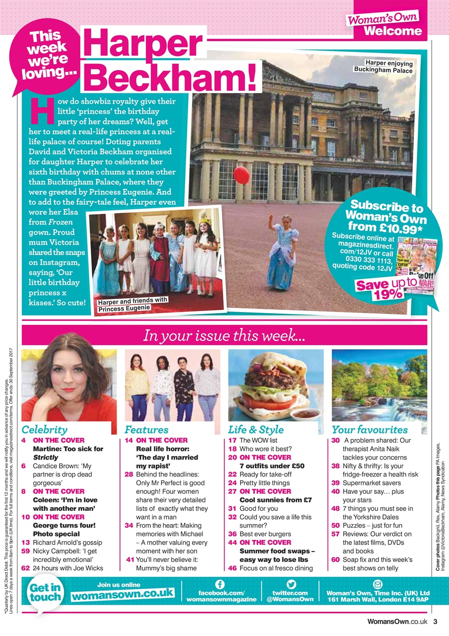 Woman's Own Preview Pages