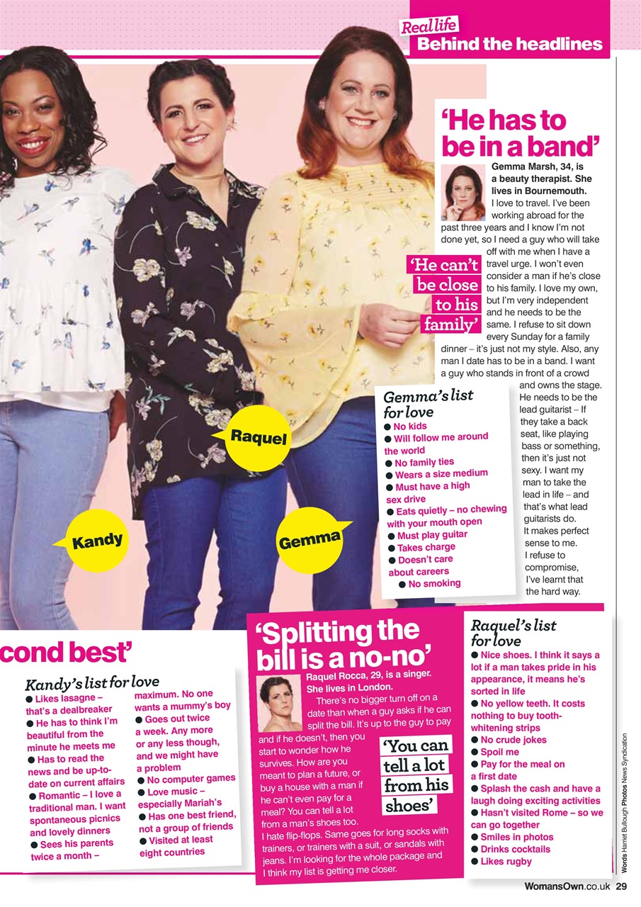 Woman's Own Preview Pages