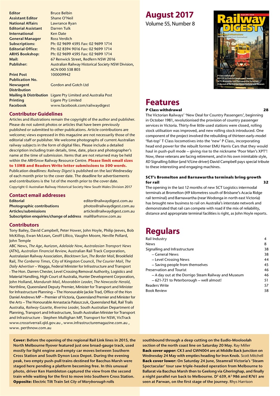 Railway Digest Preview Pages