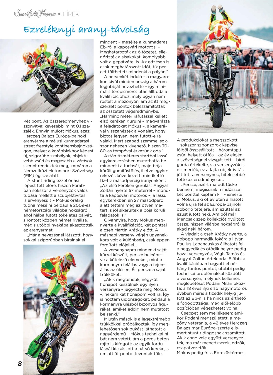 SuperBike Hungary Preview Pages