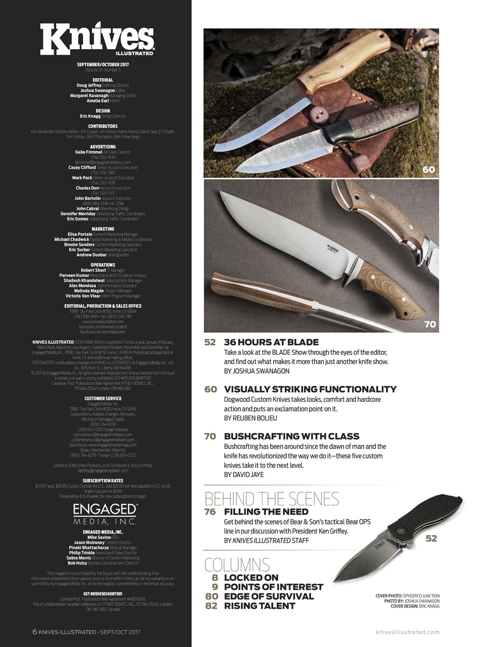 Knives Illustrated Preview Pages
