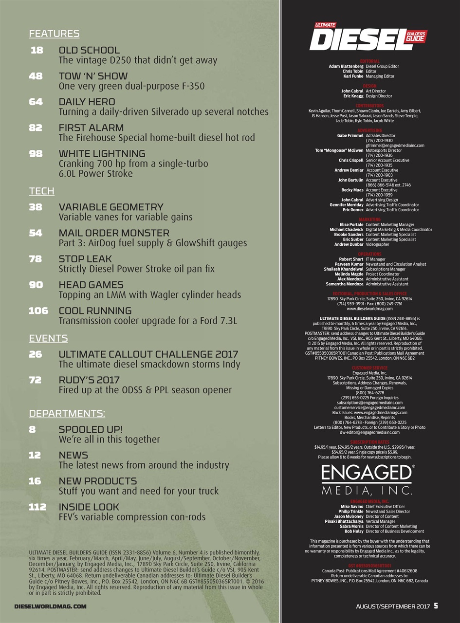 Ultimate Diesel Builders Guide Preview Pages