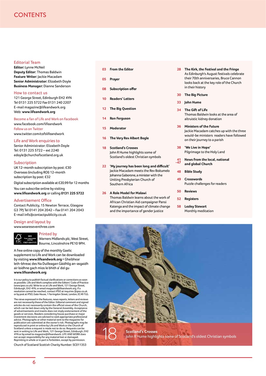 Life and Work Preview Pages