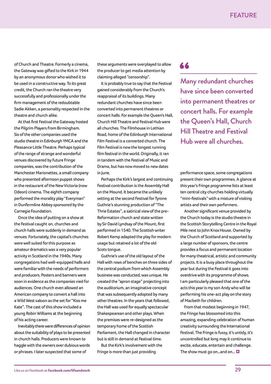 Life and Work Preview Pages