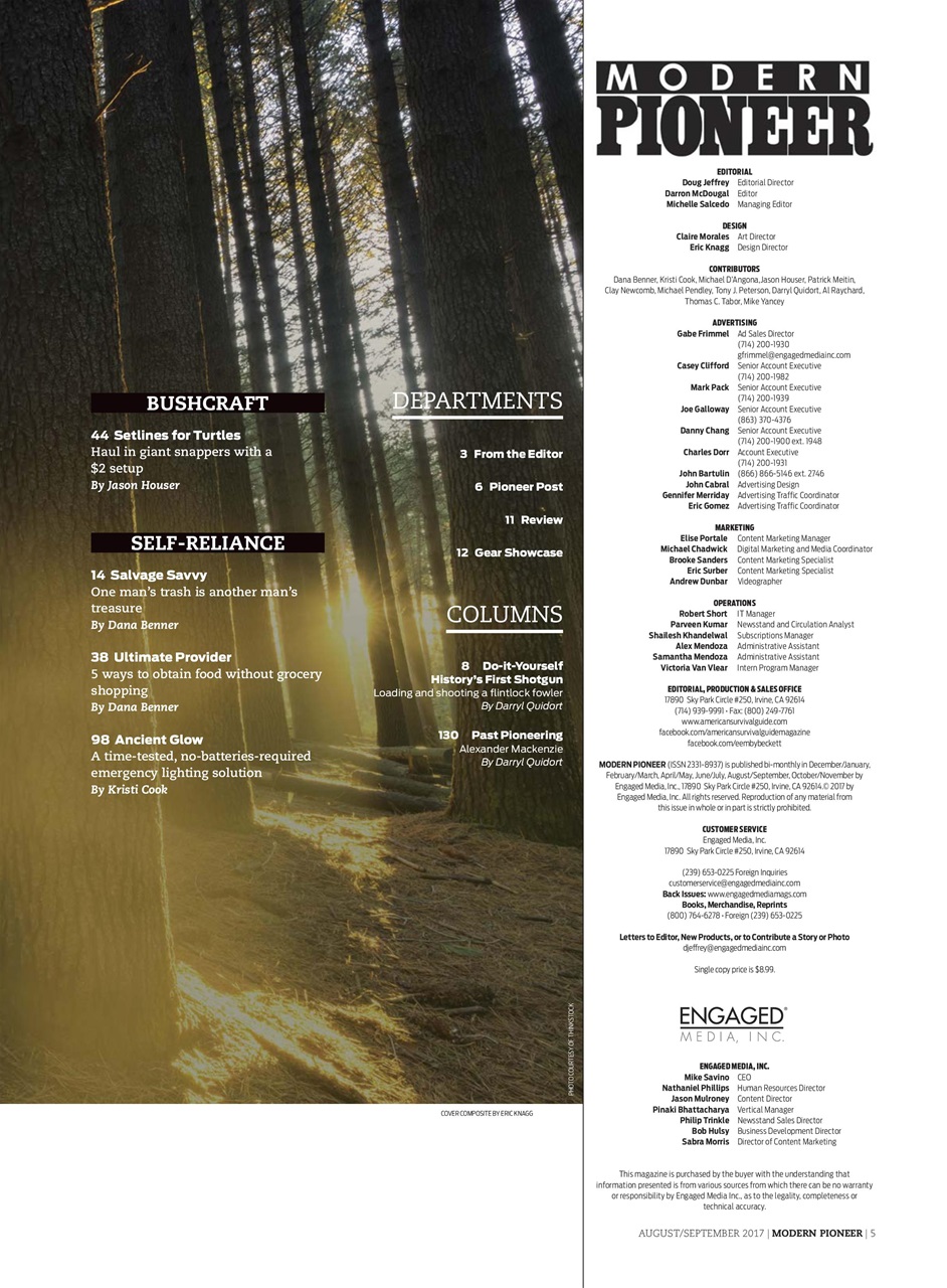 Modern Pioneer Preview Pages