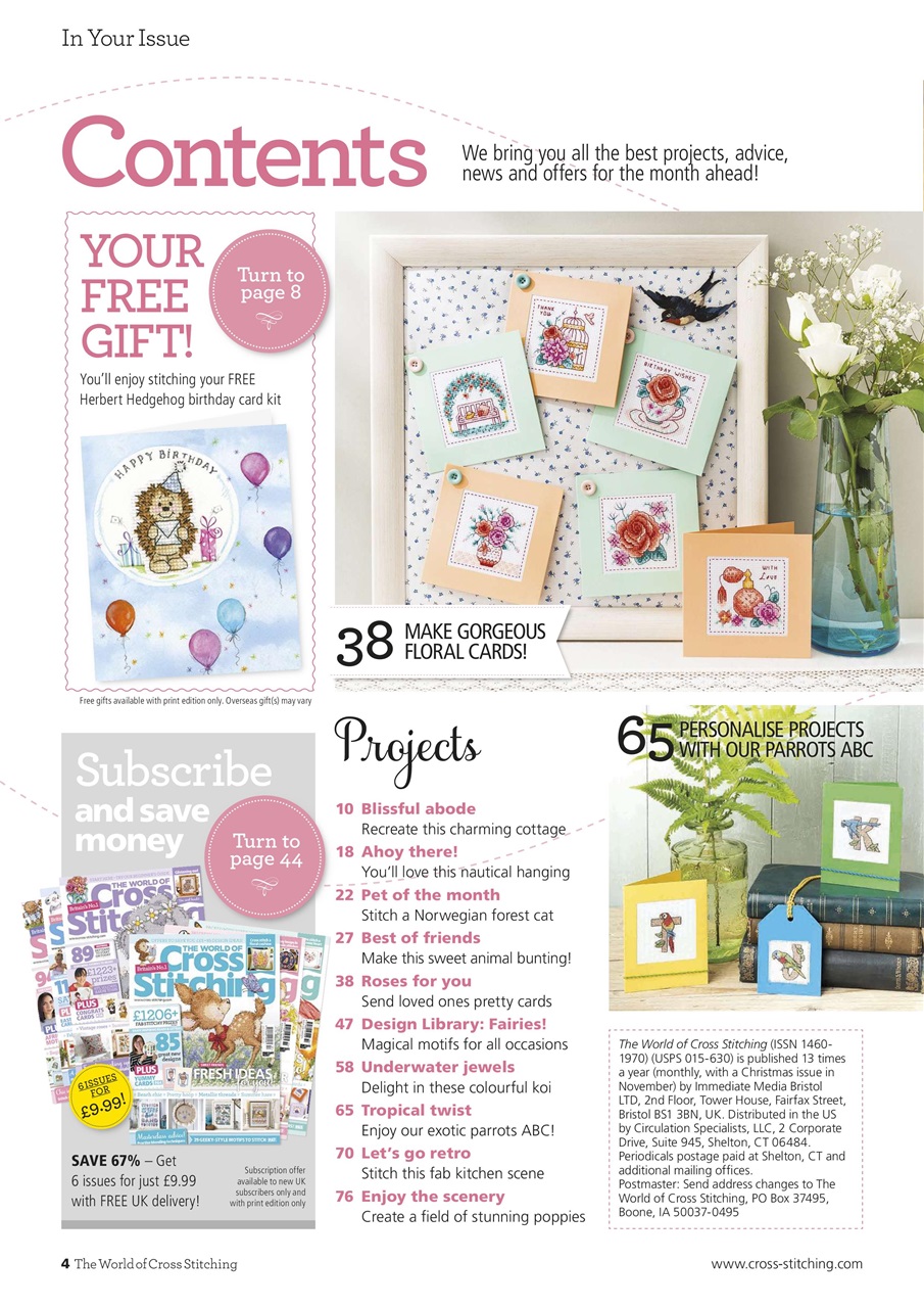 The World of Cross Stitching Preview Pages