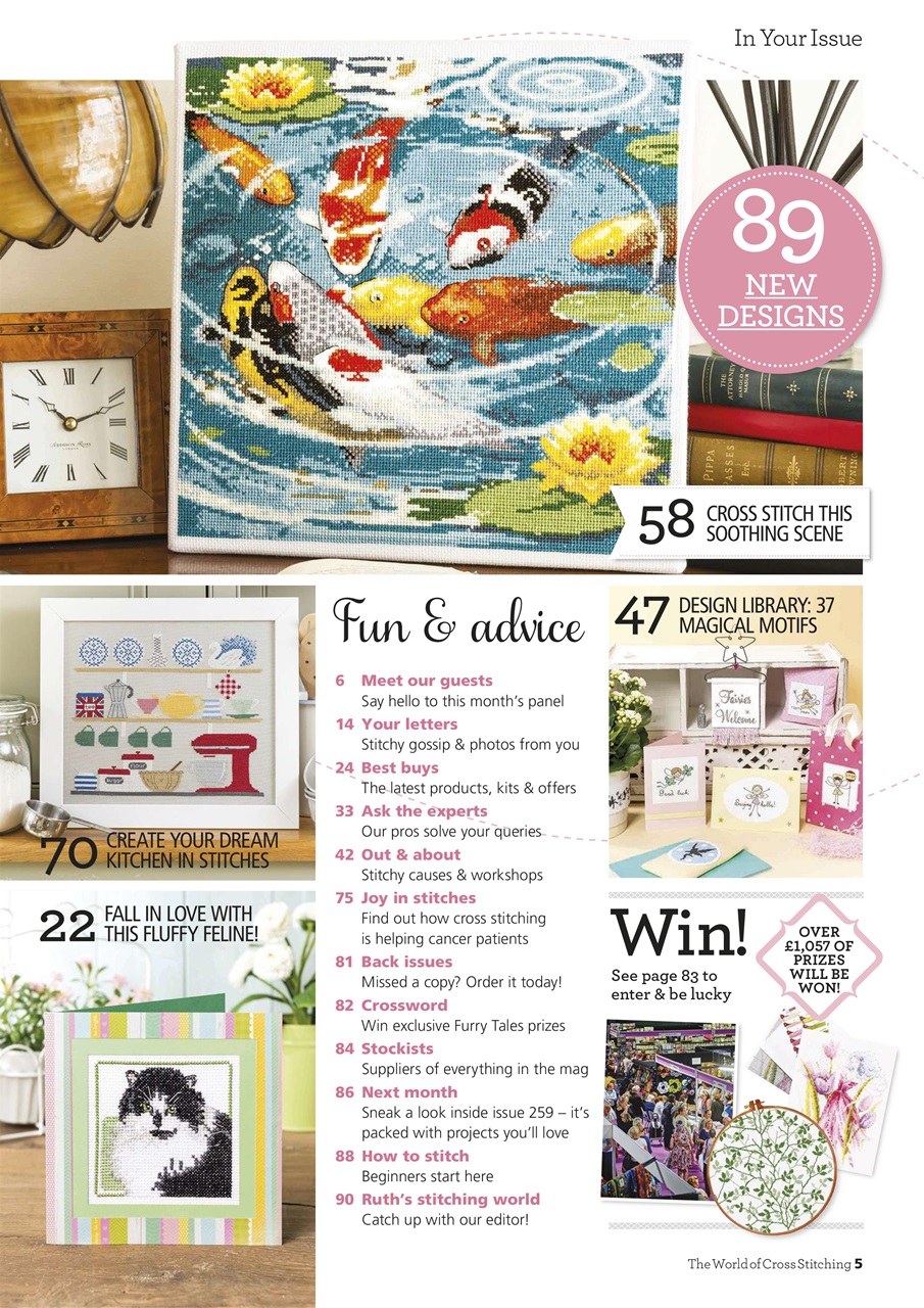 The World of Cross Stitching Preview Pages