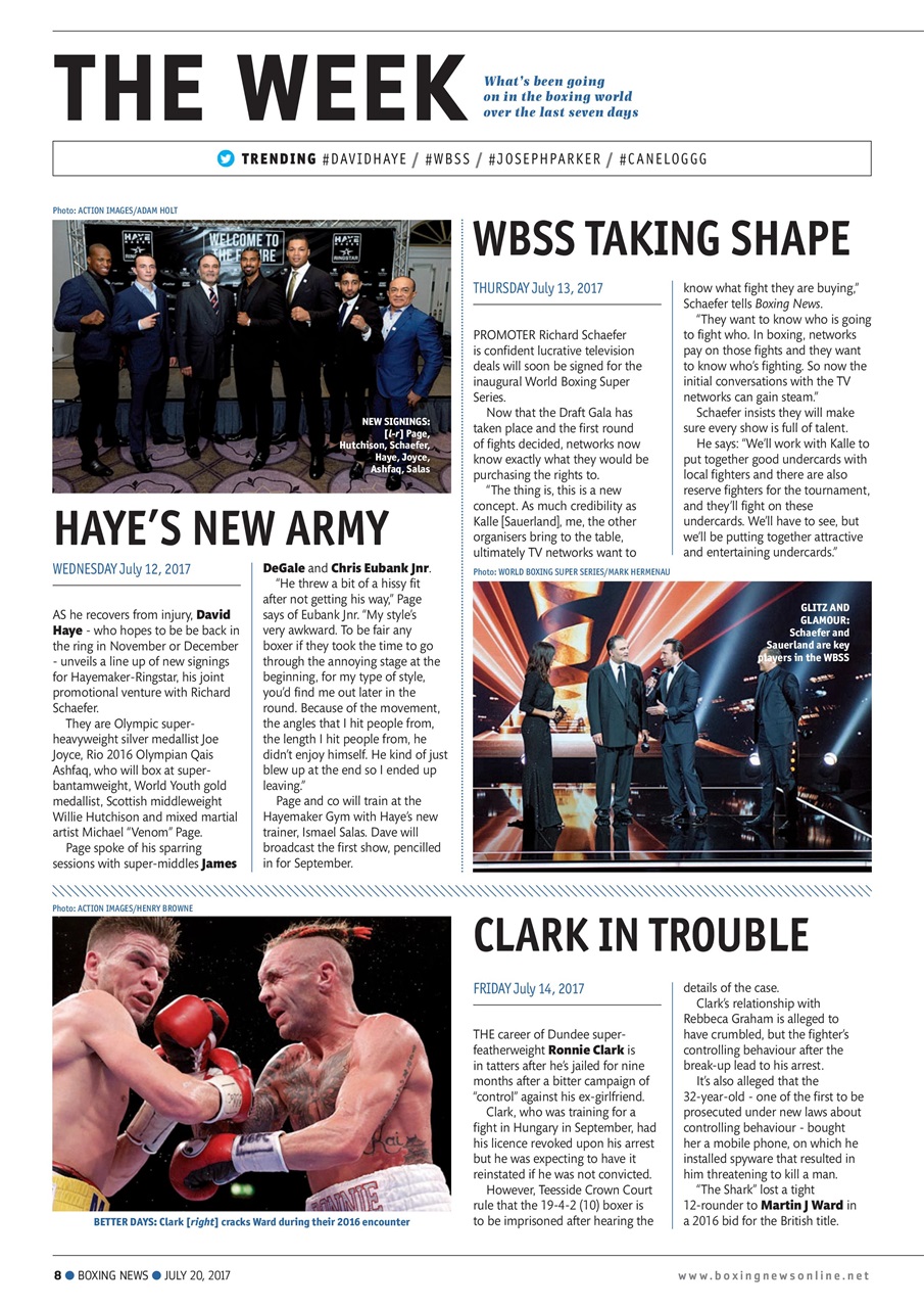 Boxing News Preview Pages
