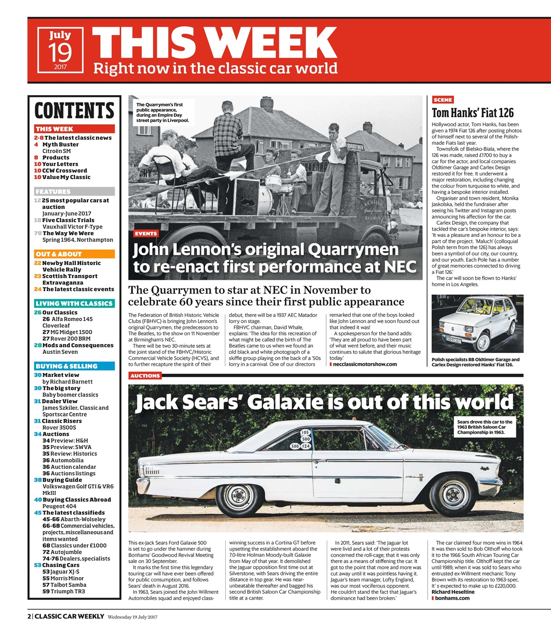 Classic Car Weekly Preview Pages