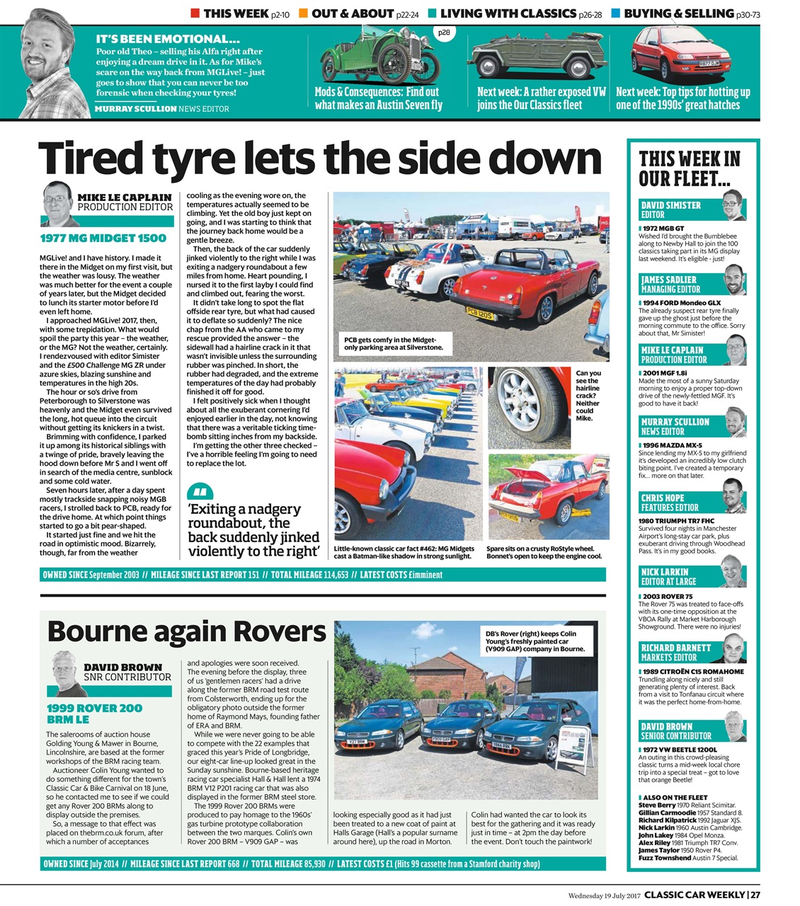 Classic Car Weekly Preview Pages