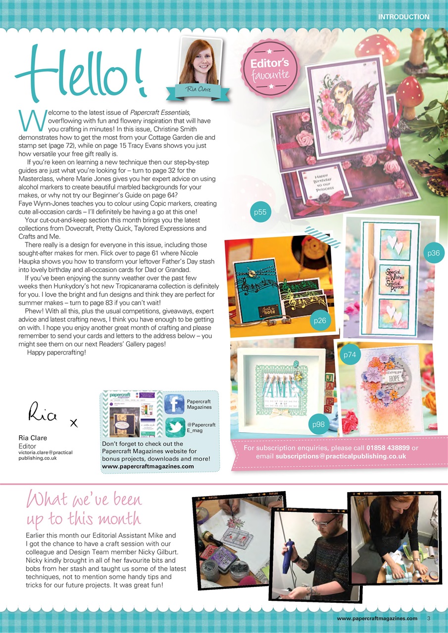 Papercraft Essentials Preview Pages