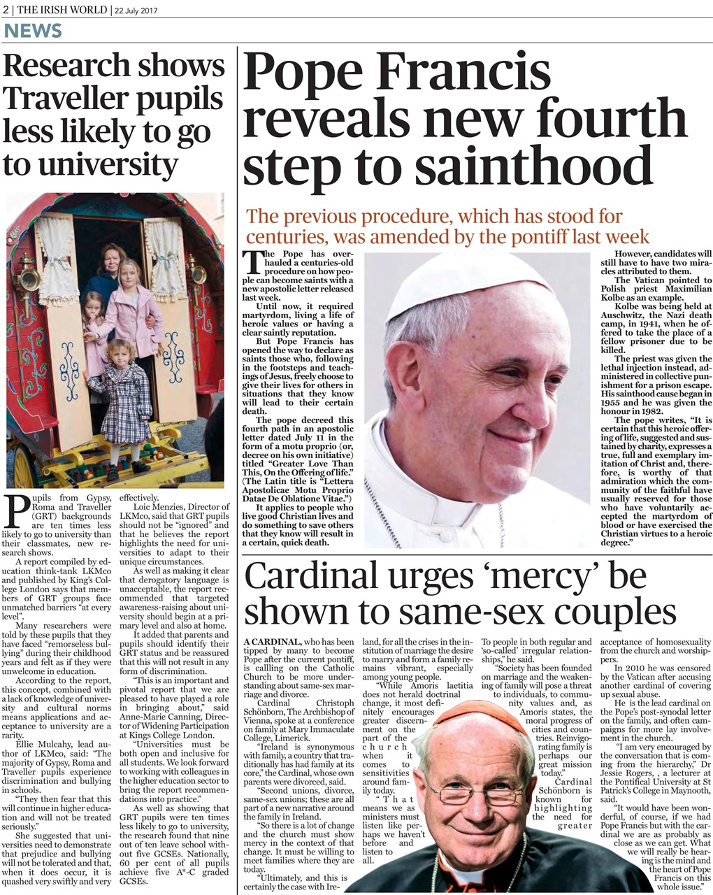 Irish World Preview Pages