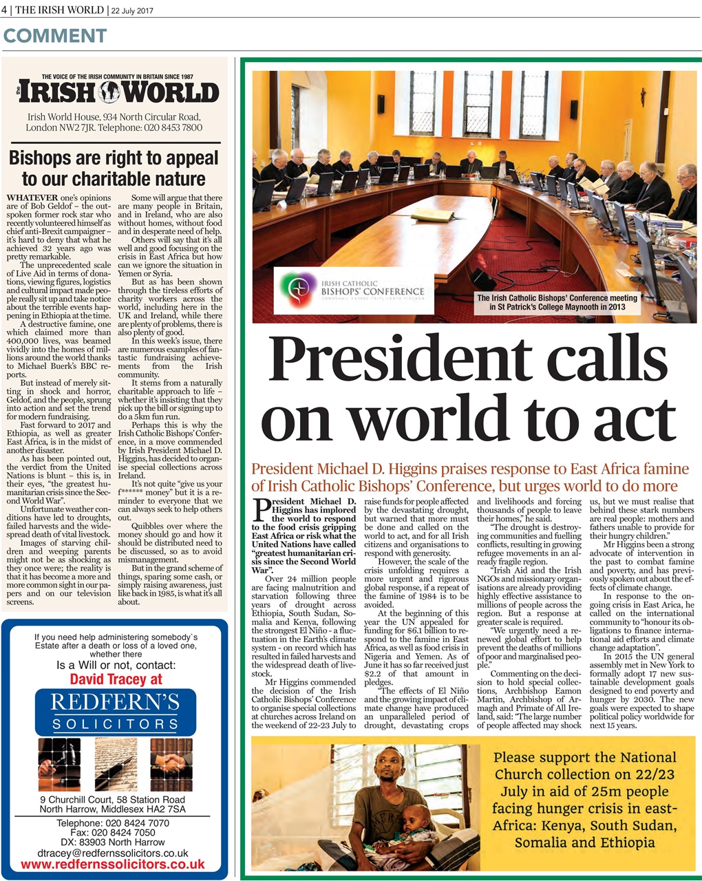 Irish World Preview Pages