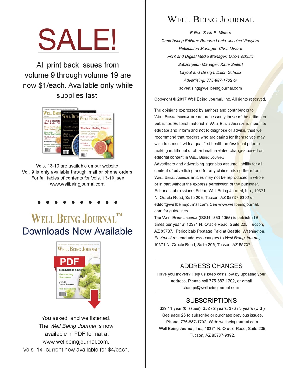 Well Being Journal Preview Pages