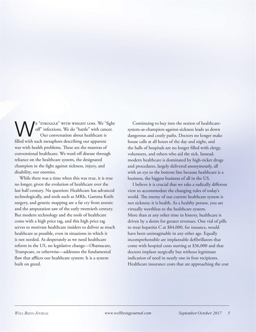 Well Being Journal Preview Pages