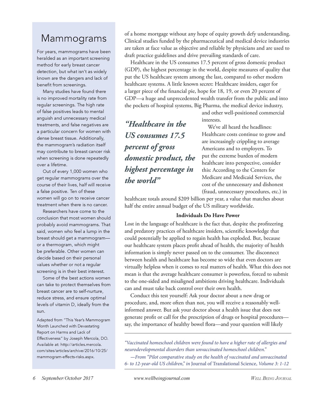 Well Being Journal Preview Pages