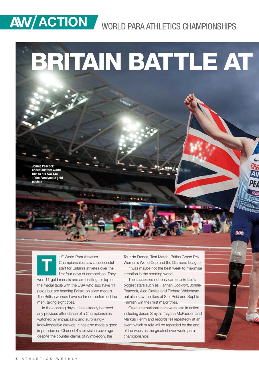 AW – Athletics Weekly Magazine Preview Pages