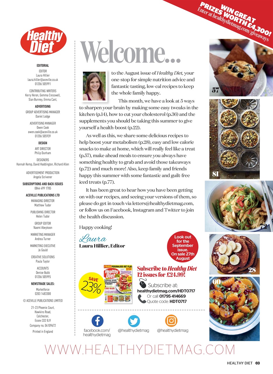 Healthy Diet Preview Pages
