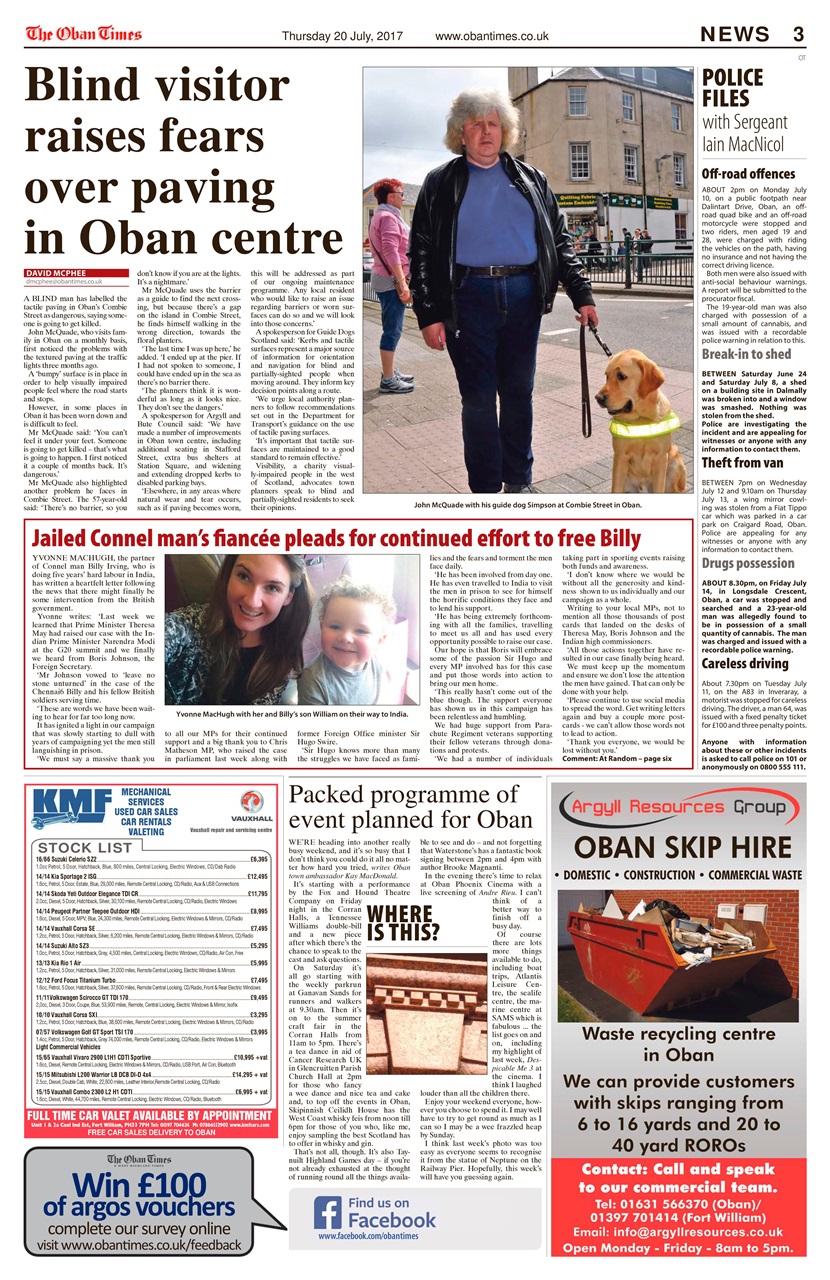 The Oban Times & Lochaber Times Preview Pages