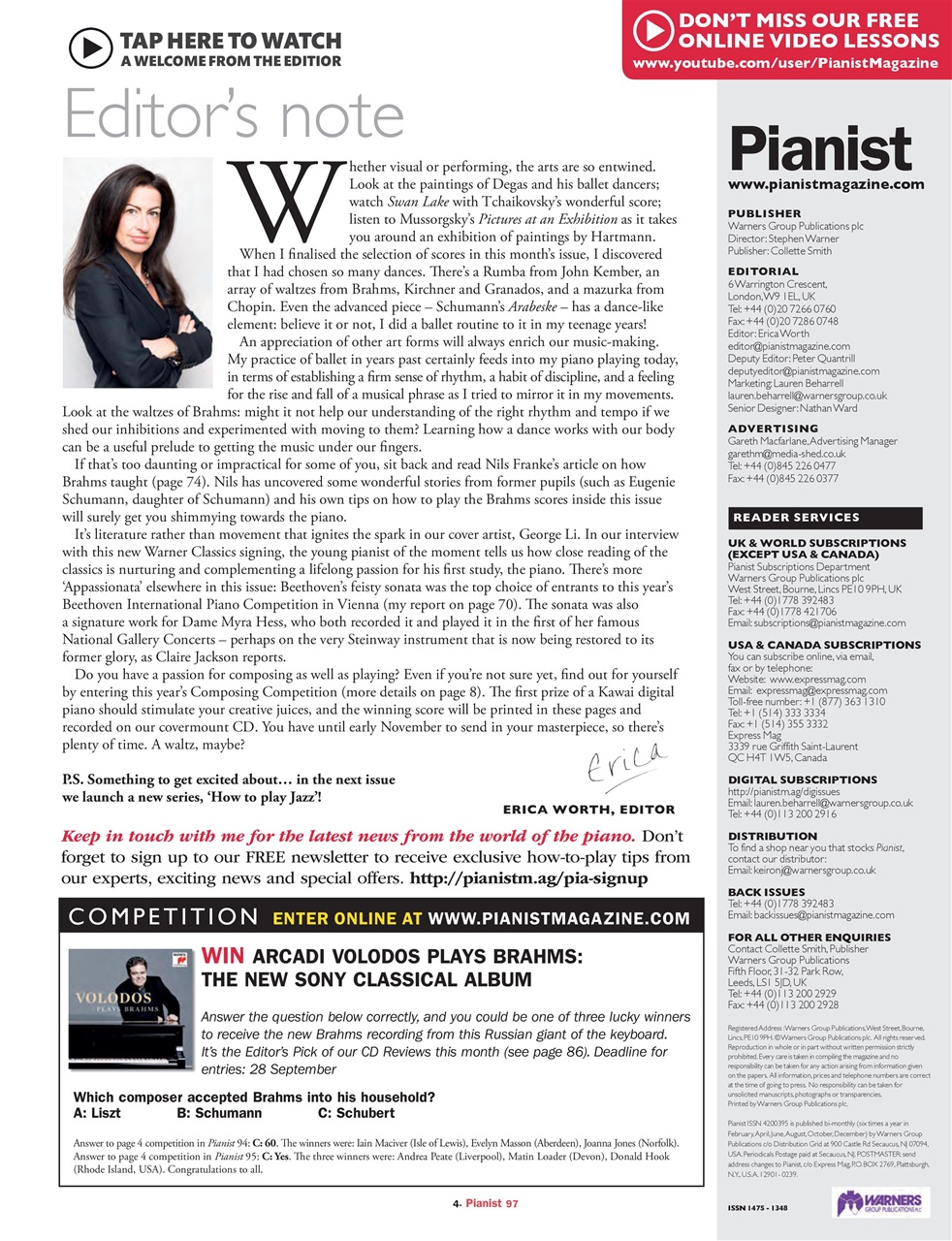 Pianist Preview Pages