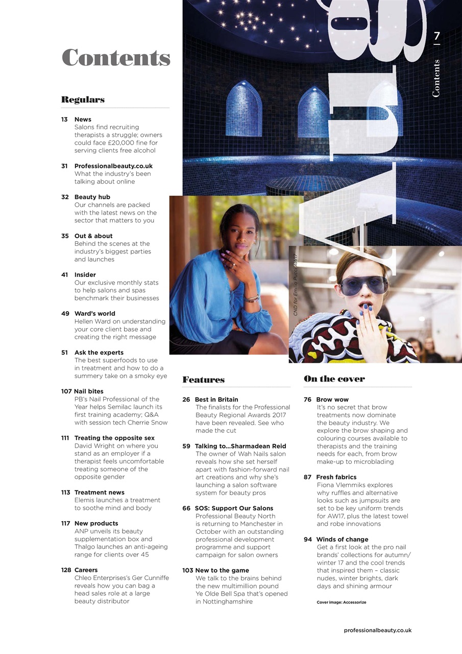 Professional Beauty Preview Pages
