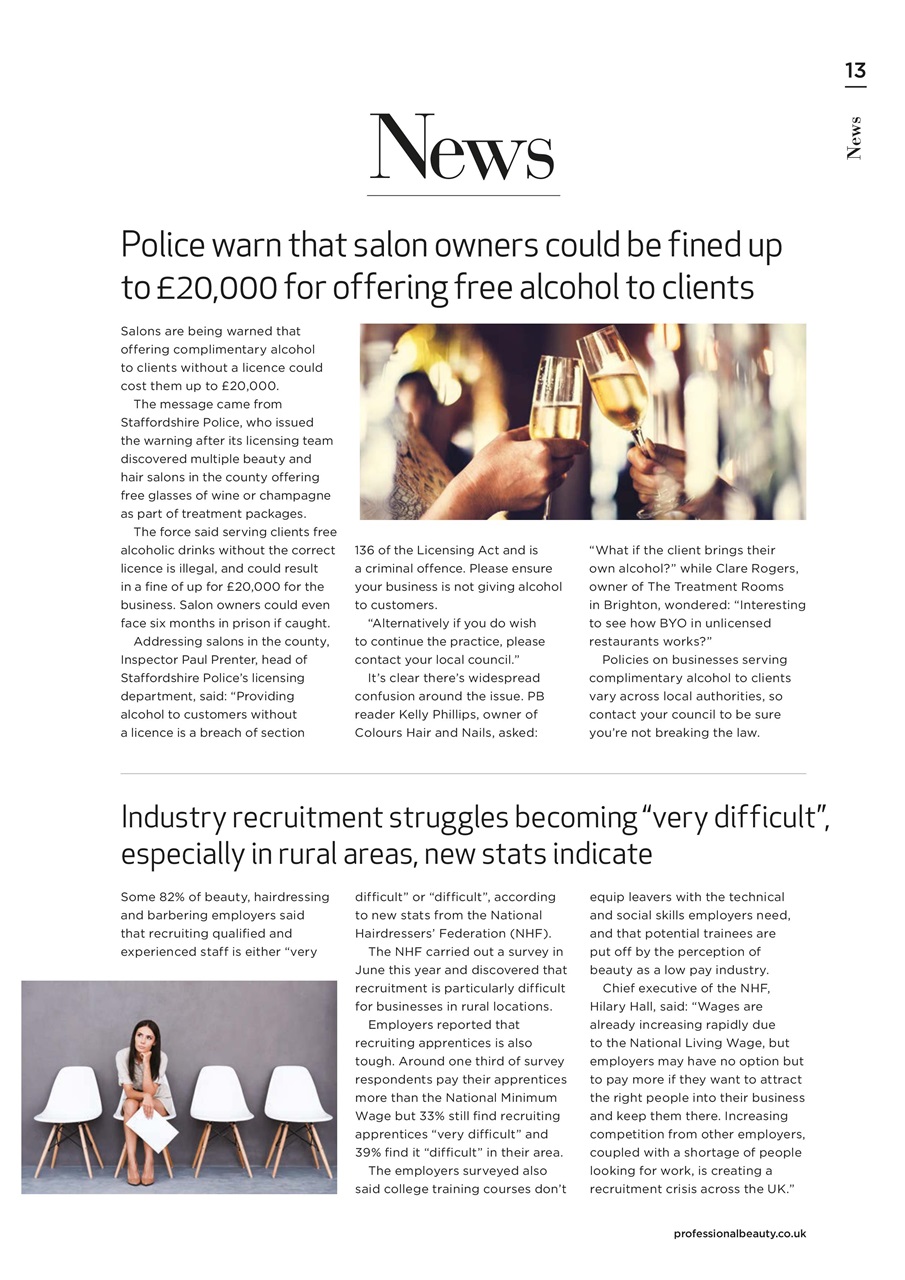Professional Beauty Preview Pages