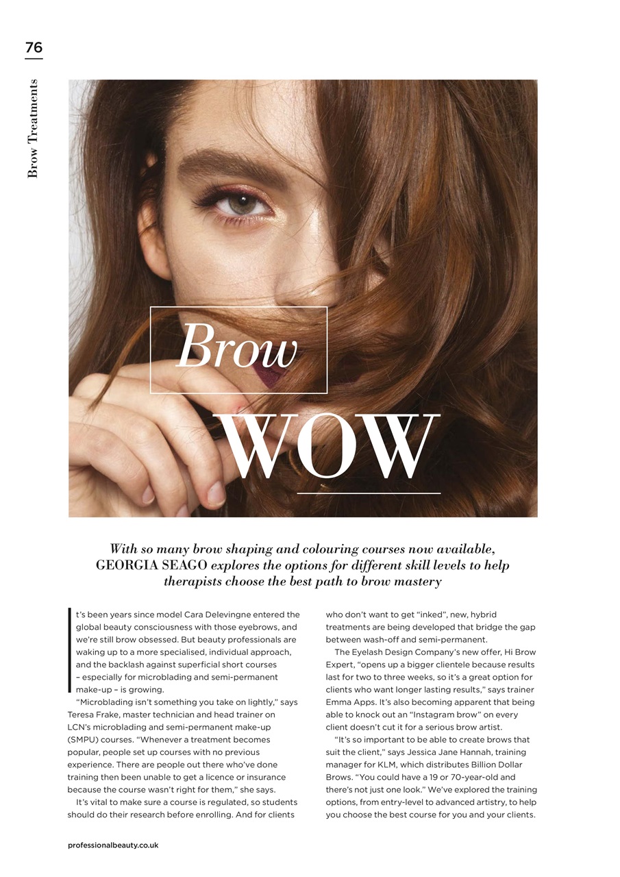 Professional Beauty Preview Pages