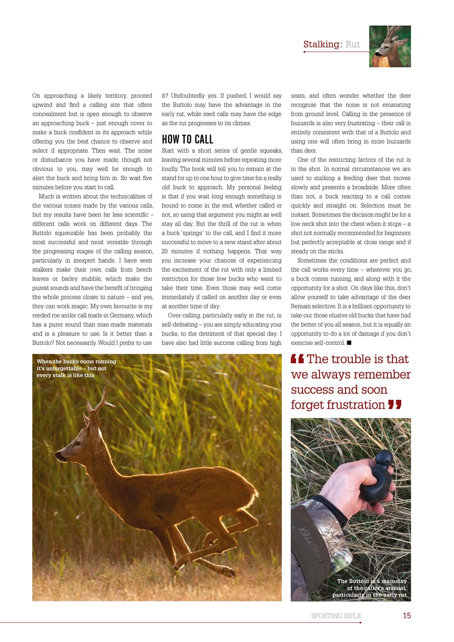 Sporting Rifle Preview Pages
