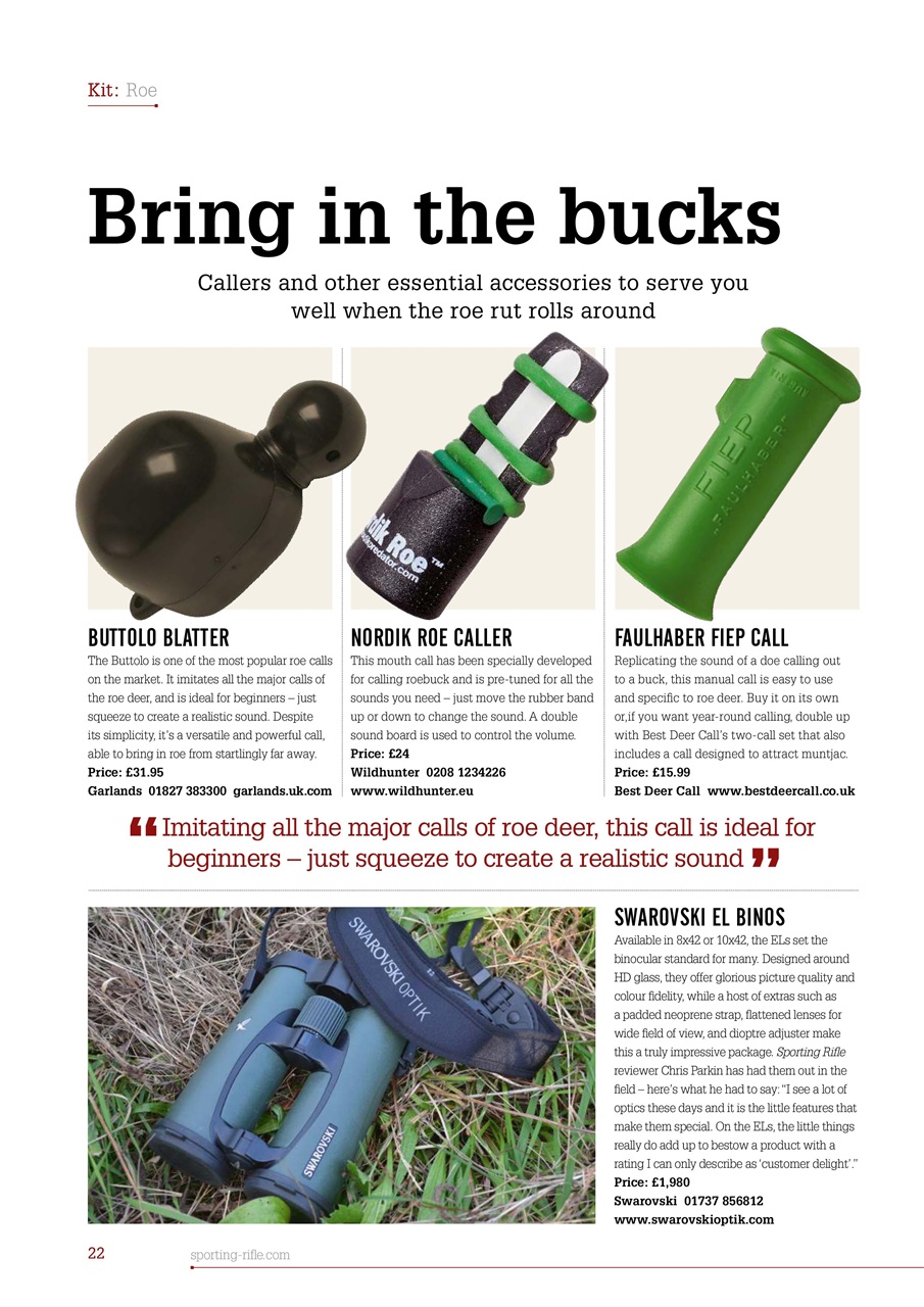 Sporting Rifle Preview Pages